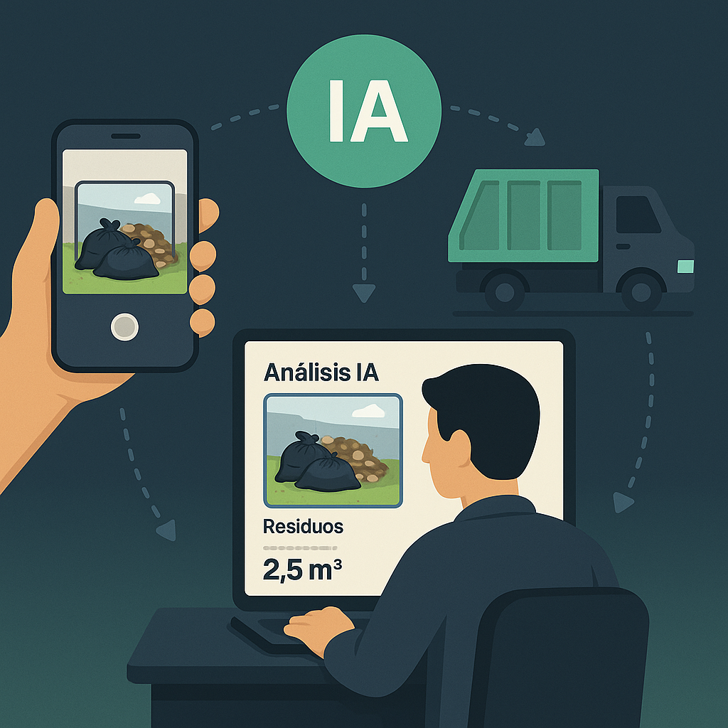 Vista previa del panel y la app CubicAI